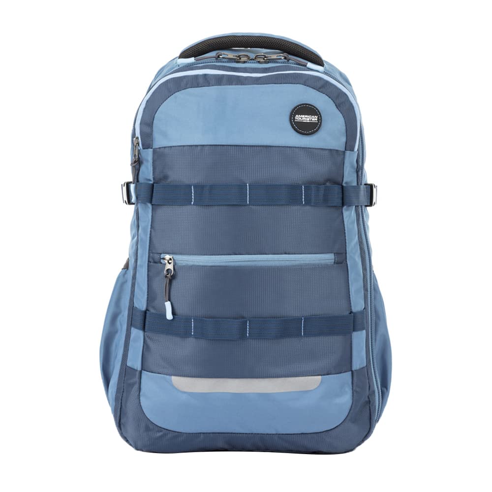 American Tourister Magna Cotton 2 Compartment Laptop Unisex Backpack (Blue,Frsz) (B0BV75TVS3) Amazon Price History, Amazon Price Tracker