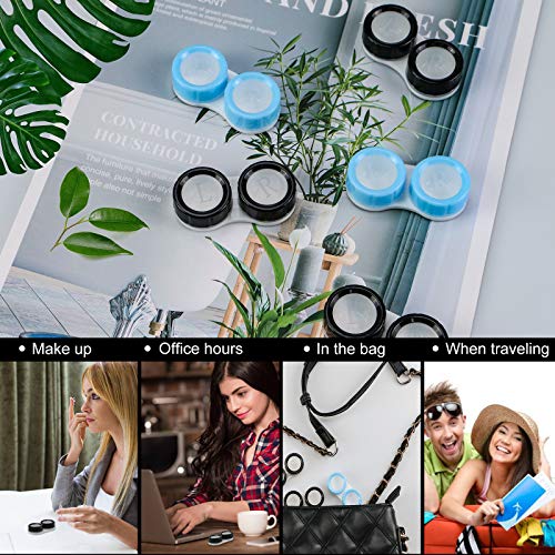 image for Generic 8Pcs Contact Lens Cases Portable Contact Case Color Eye Contac
