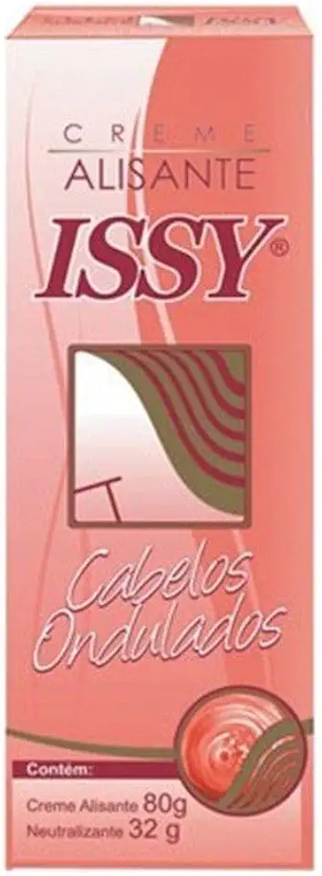 Crema Alisante Cabelos Ondulados, Multicor, Issy, 80 g