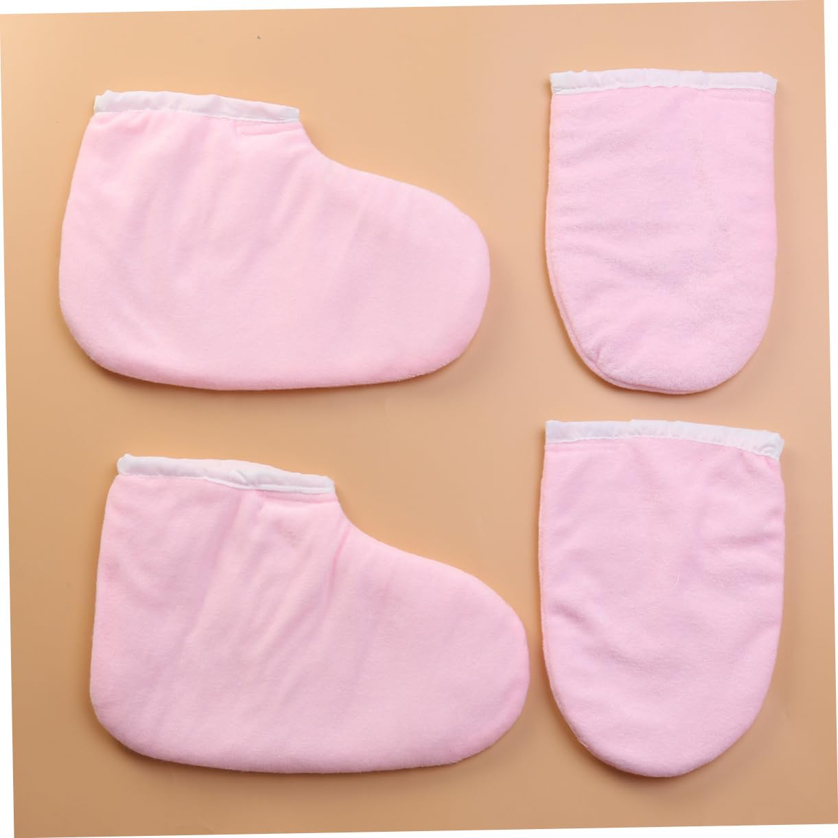 FRCOLOR 2pares Guantes de Parafina para Baño de Cera de Guantes Aislantes Terapéuticos para Spa de Terapia de Calor Uso Manos y Pies