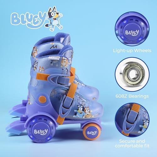 Image of Trainer Skates for Kids, Light Up LED Wheels, Adjustable