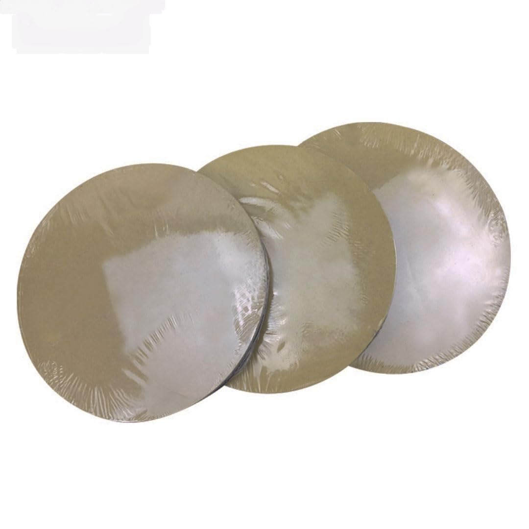 Carta vetrata al carburo di silicio, diametro 250 mm, 50 fogli rotondi for smerigliatura/lucidatura, for metallo, legno e materiali sintetici(With Adhesive 180mesh)