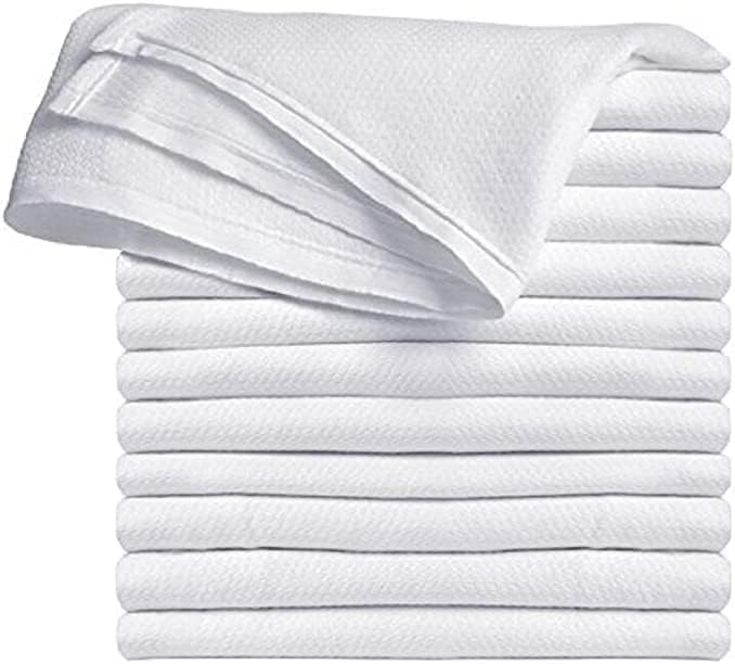 Premium 100% Cotton Cloth Diapers for Baby, 12 Pack Reusable, Machine Wash, Multipurpose Flat Fold Unisex Cloth Diaper