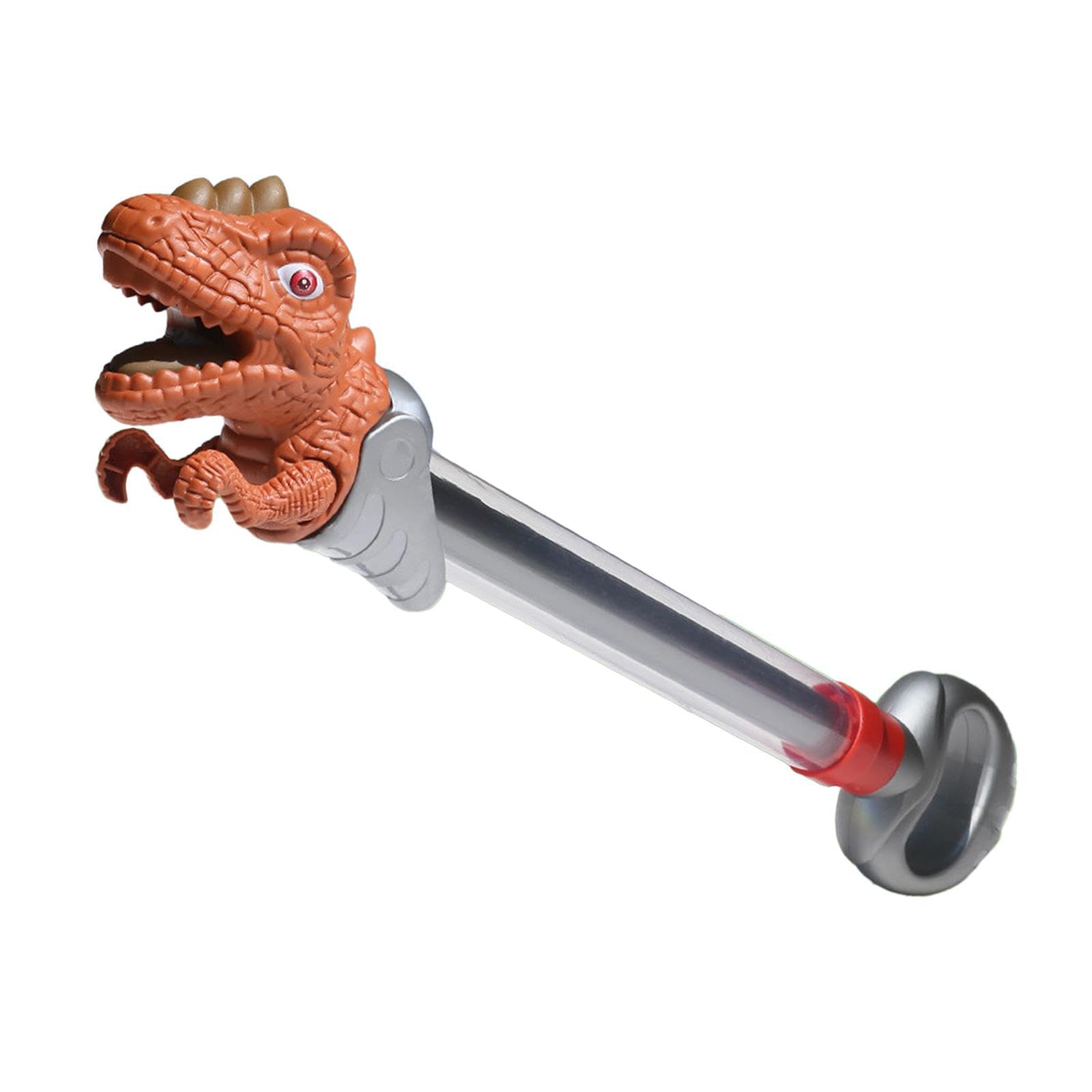 Harilla Dinosaur Squirt Water Soaker Juegos al Aire Libre Junto para Edades de 4, 5, 6 y 7 años, tiranosaurio marrón