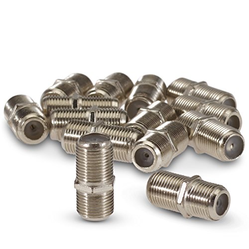 SSL Satellites F Connector Barrel/Joiner - 100 Pack - Coupler Joiner Barrel Connector Adapter