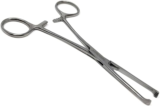 Premium Allis Tissue Forceps 6", 4x5 Teeth, Stainless Steel Silver