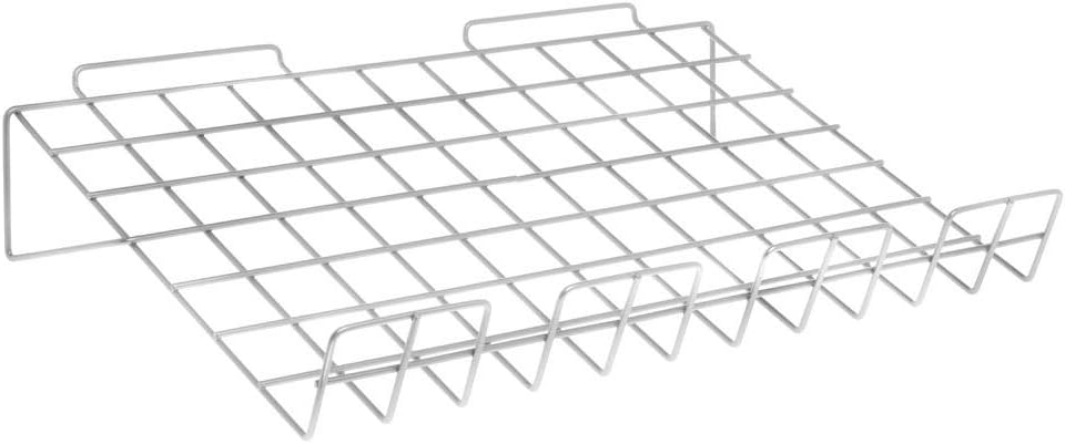 Retail Resource Chrome Slatwall Wire Shelf 22 x 14, 98619