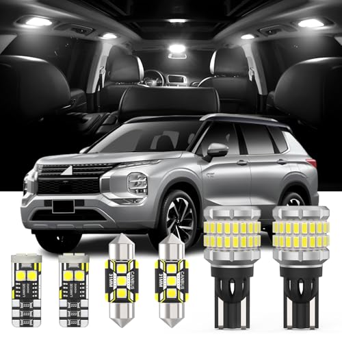 Kit de 10 luces LED interiores para Mitsubishi Outlander 2016-2020