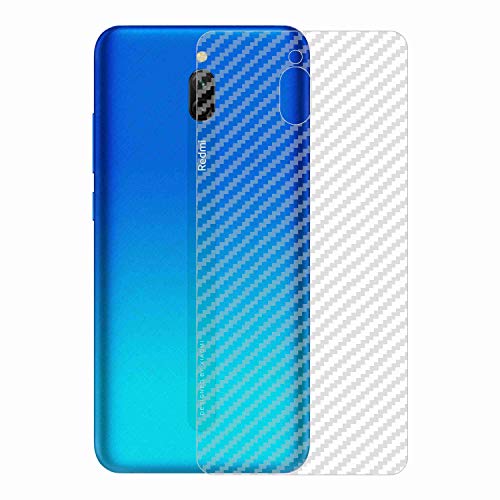 Image of Compatible with Redmi 8A Dual Back Screen Protective Film Carbon Fiber Skin Transparent Screen Guard Sticker