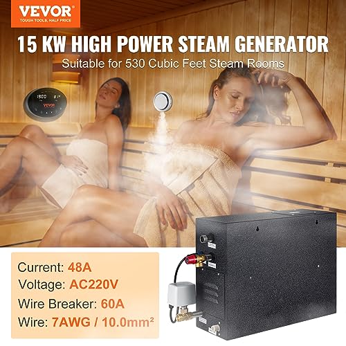 Vevor STEAM SHOWER GENERATOR 15 KW Steam Shower Generator thumb #1