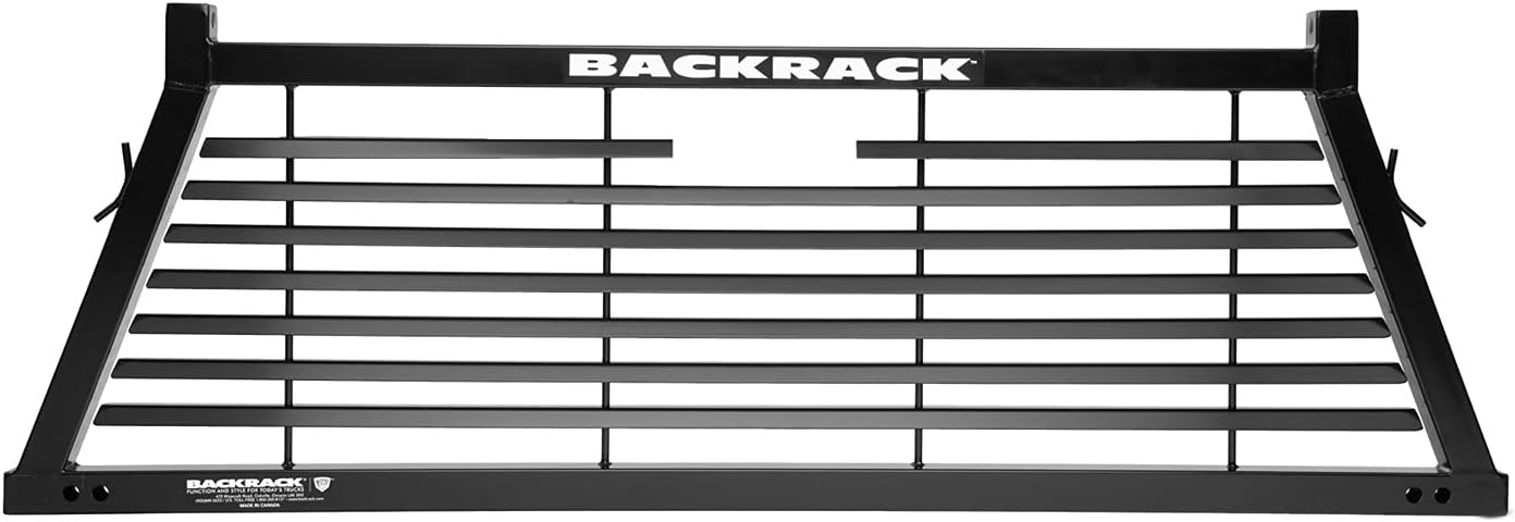 BACKRACK 12500 | Louvered Headache Rack |Frame Only |Truck Specific Hardware Kit Required, Black