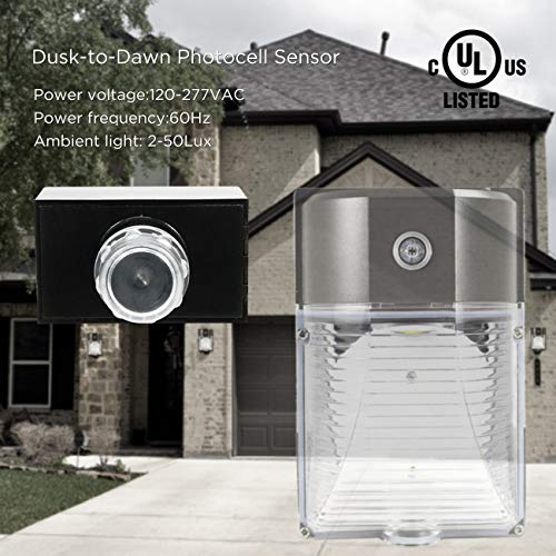 Kotlin Outdoor Hard-Wired Post Eye Light Control With Photocell Light Sensor, Dusk To Dawn Sensor, Photocell Sensor, Light Sensor For Outdoor Lighting, Ul Listed(1 Pack) #TOP3