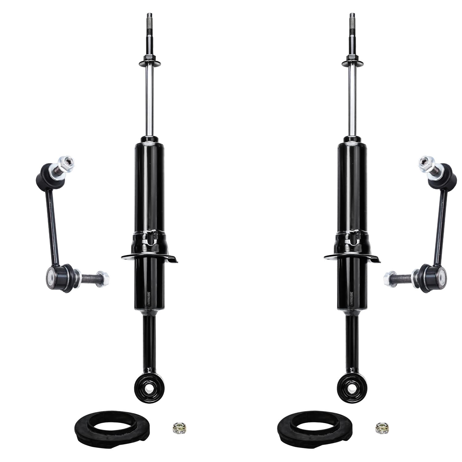 Detroit Axle - Front 4pc Shocks Absorbers Kit for 07-14 Toyota FJ Cruiser