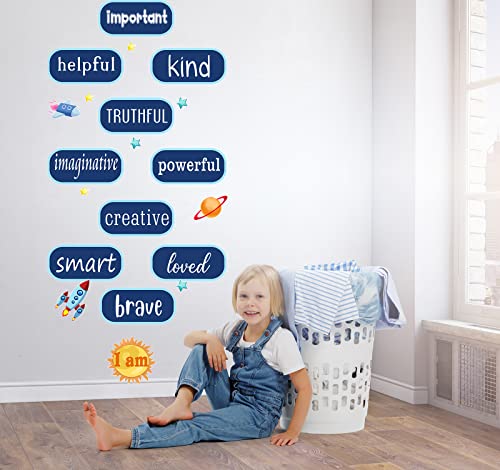 Inspirational Quotes Floor Decals Motivational Hopscotch Game Stickers Positive Saying Wall Decals Peel and Stick Wallpaper for Classroom School Kindergarten Kids Bedroom Nursery Floor - Image 4