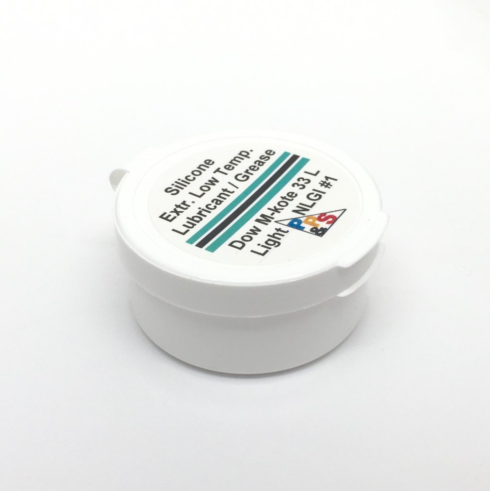 Dow Corning Molykote 33 Light Silicone Low Temperature Bearing Grease Lube, Light NLGI #1 Consistency Grade, 14g or 0.5oz