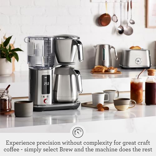 Image of Breville Luxe Drip Coffee Machine BDC465DBL, Damson Blue, Thermal Carafe