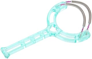 Removedor de vello facial 2 colores Labios faciales portátiles Depiladora Depiladora Dispositivo de resorte de plástico Herramienta de belleza Lo mejor para la depilación rápida y fácil(Verde)