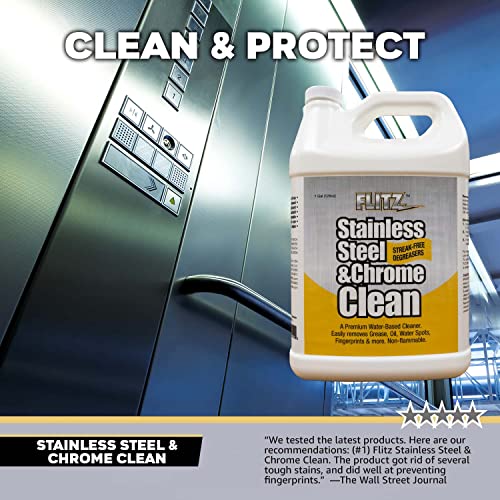 Flitz Sp 01510 Stainless Steel Cleaner, 1 Gallon Refill Bottle #TOP4