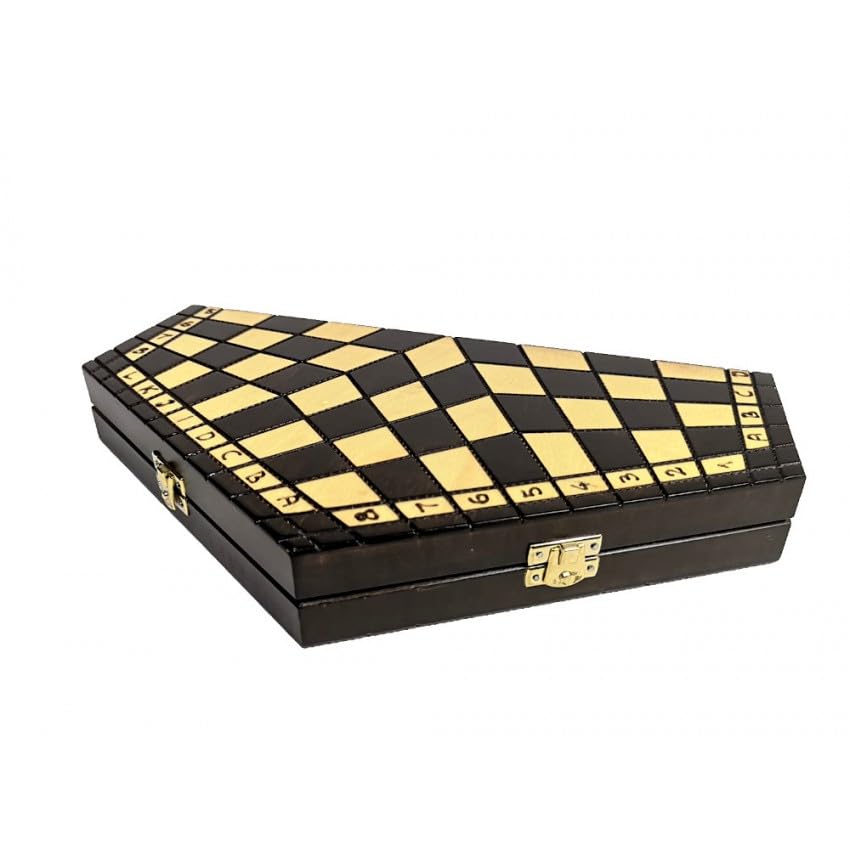 Jeu d'échecs pour trois joueurs 35 x 20 cm
