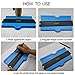 Gifts for Men Dad Husband,Arvano Contour Gauge profile tool, Copy Irregular Shape Duplicator, Master Outline Measuring Plastic Ruler for Woodworking,Christmas Present Ideas for Him,DIY Handyman