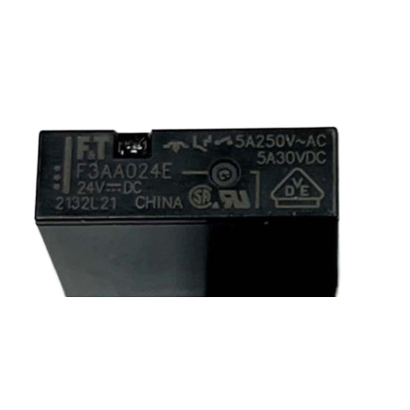 GJZIFGFWQ 5PCS 24V Relay F3AA024E 5A 24VDC