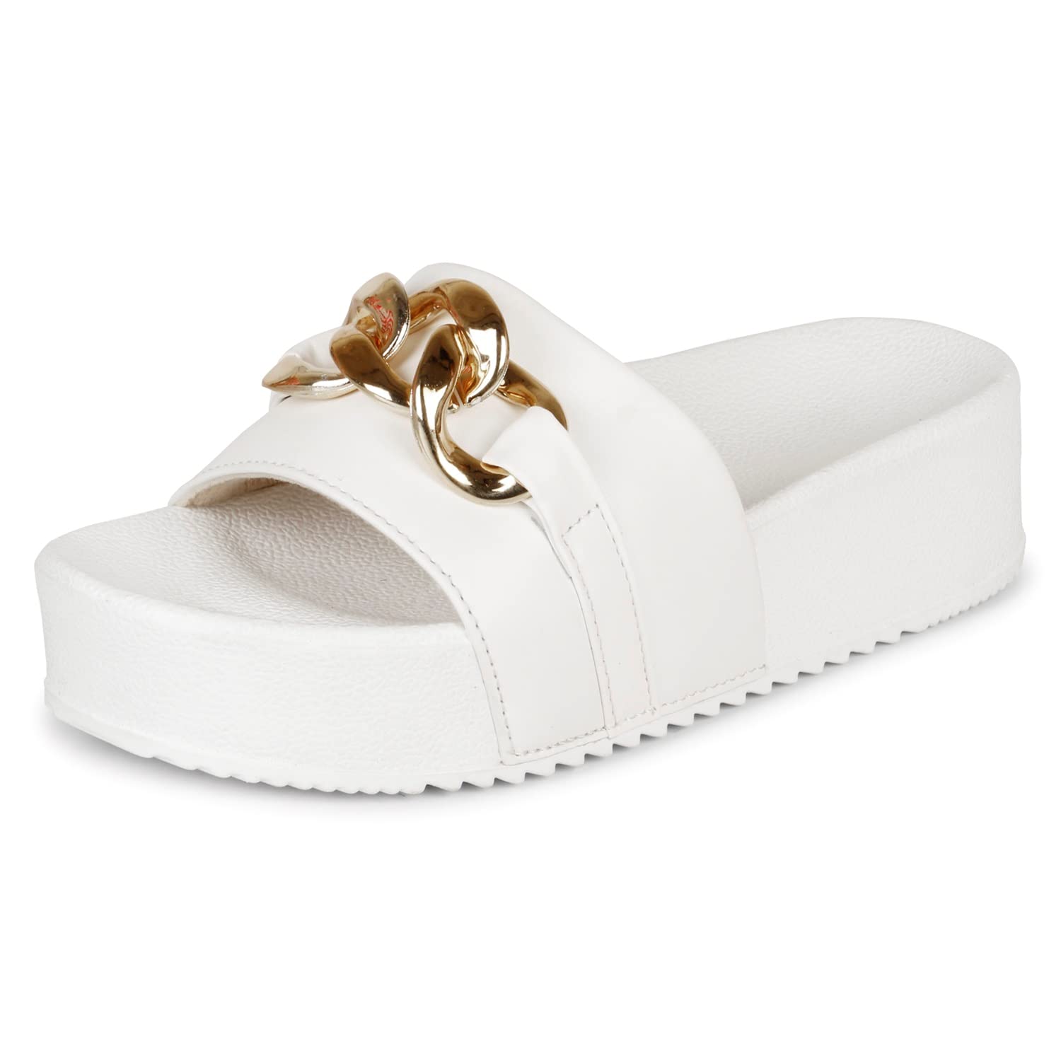 Denill Women Stylish, Comfortable Slip On Casual Sliders