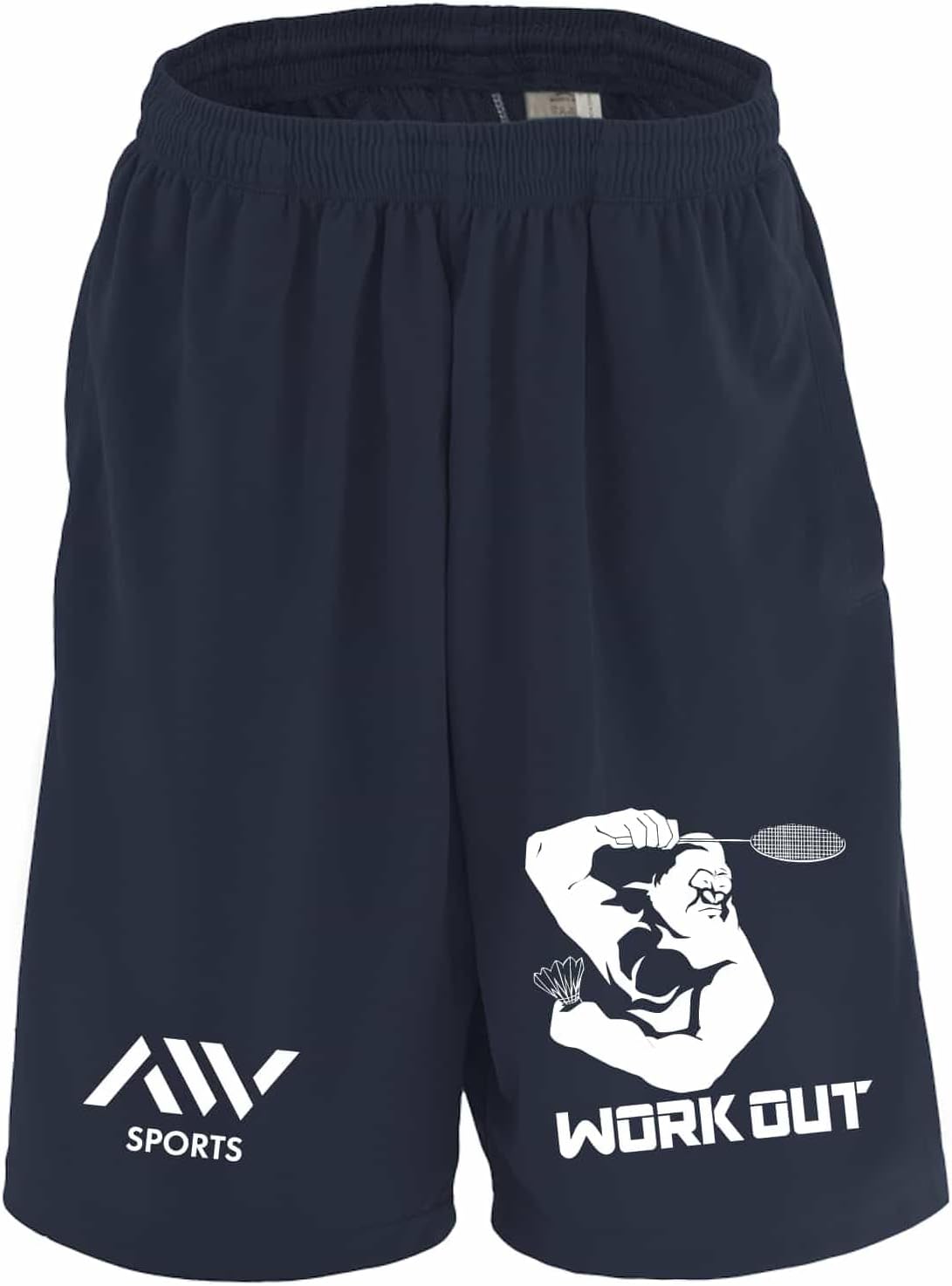 [アートワークスコウベ] バドミントン ハーフパンツ ドライ 練習着 ゴリラワークアウト バドミントン