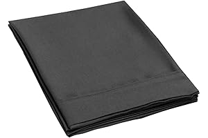 Black Twin Flat Sheet: Luxurious and Wrinkle-Free for a Perfect Night's Sleep
