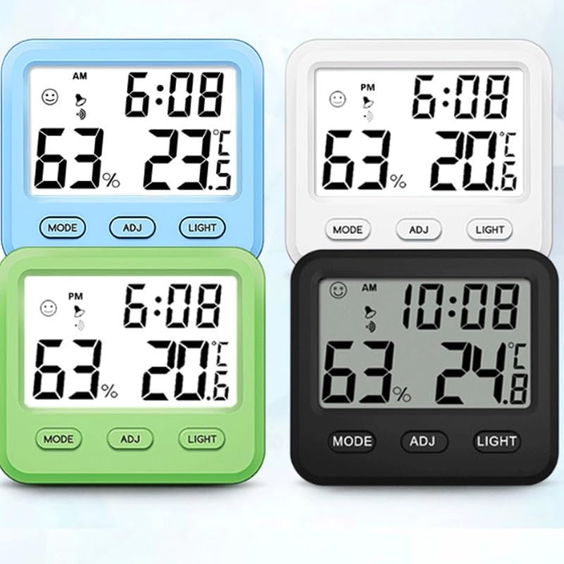 Digital Thermometer Home Use Indoor Wall Mounted Temperatur Humidity Meter