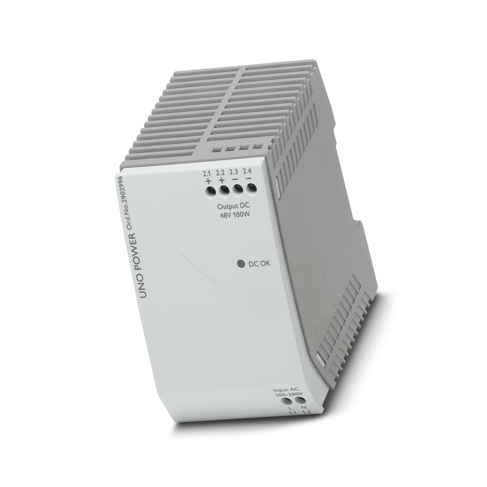 Alimentation UNO-PS/1AC/48DC/100W 2902996 pour rail DIN