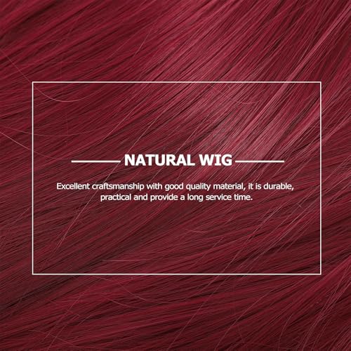 Postiche confortable pour femme long lisse marron style réaliste - 6