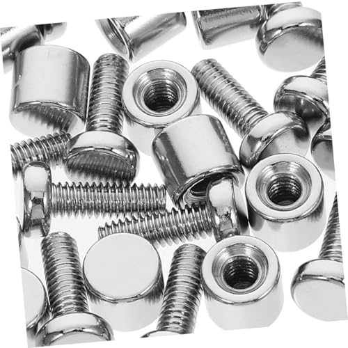Image of 24pcs Metal Standoffs Screws for Hanging Pictures Acrylic Photo Frames and Display Signs Easy Installation Hardware for Office Business and Home Use