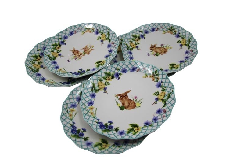 THE ROYAL FAMILY PIATTINI DOLCE SET DA 6PZ SPRING EASTER