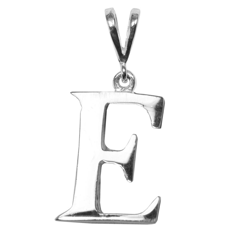 Pendentif initiale E argent sterling idée cadeau idéale avec sa boîte de présentation chic