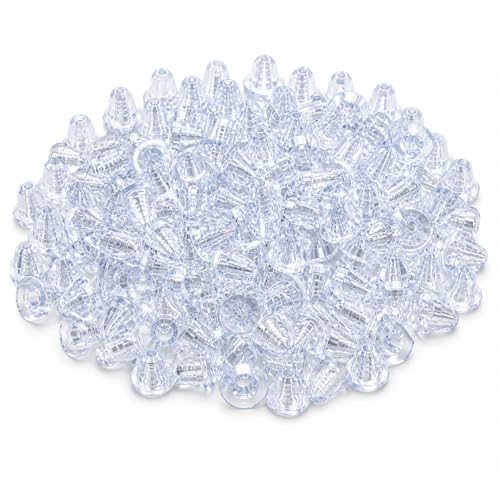 Image of Small Earring Back Stopper (200 Pcs) - Secure Earring Backs for Studs, Earrings Back Stopper, Silicone Earring Back Stopper, Earring Safety Backs & Ear Lobe Support