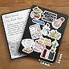 Joyppy 50 PCS Book Stickers for Kindle, Bookish Reading Kindle Stickers Pack for Books, Water Bottles, Laptops, Book Lover Sticker Accessories Gifts for Kids Teens Adults #3