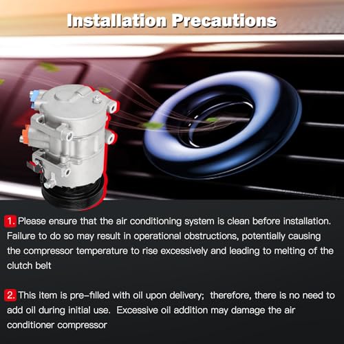 Image of CCIYU AC Compressor w /Clutch for Kia Rondo 2.4L 2007-2012