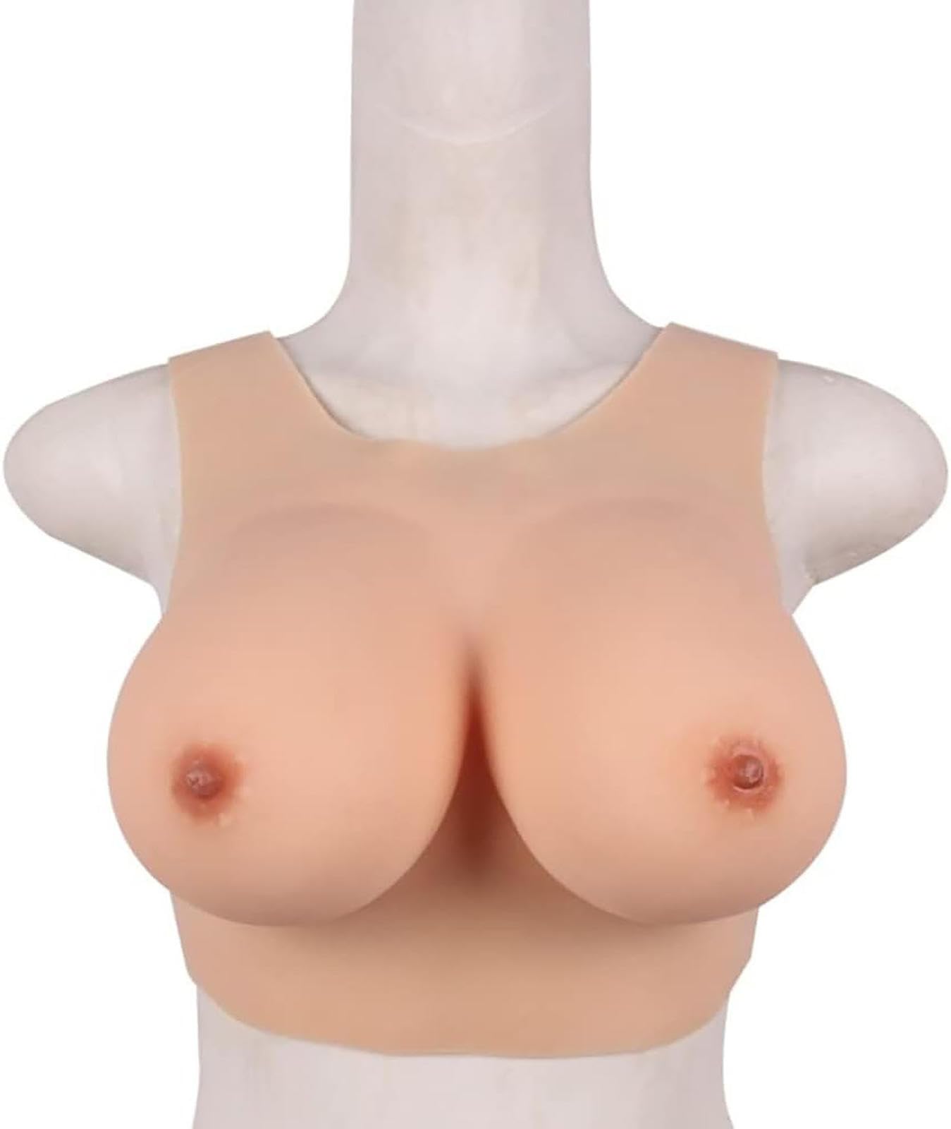 Faux seins en silicone AMITD G CCP pour crossdresser et transgenre