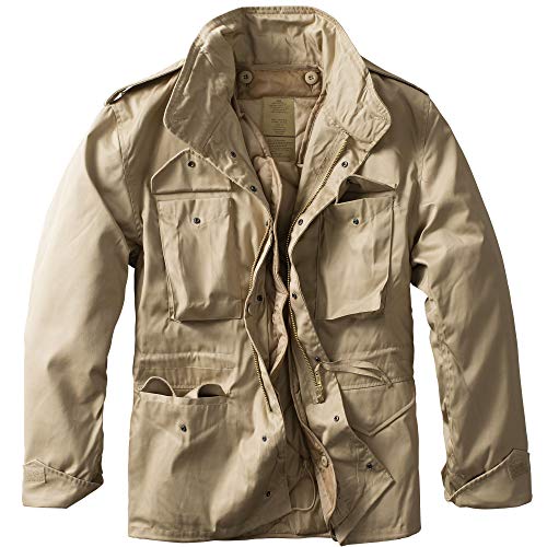 urbandreamz M65 Field Jacket Veste de Combat Armée US Army Veste d'hiver Parka Camouflage - Kaki, M