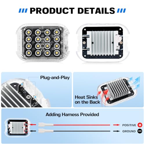 2PCS LED Luz Interior para F-ord Transit 150 250 350 miniatura 4