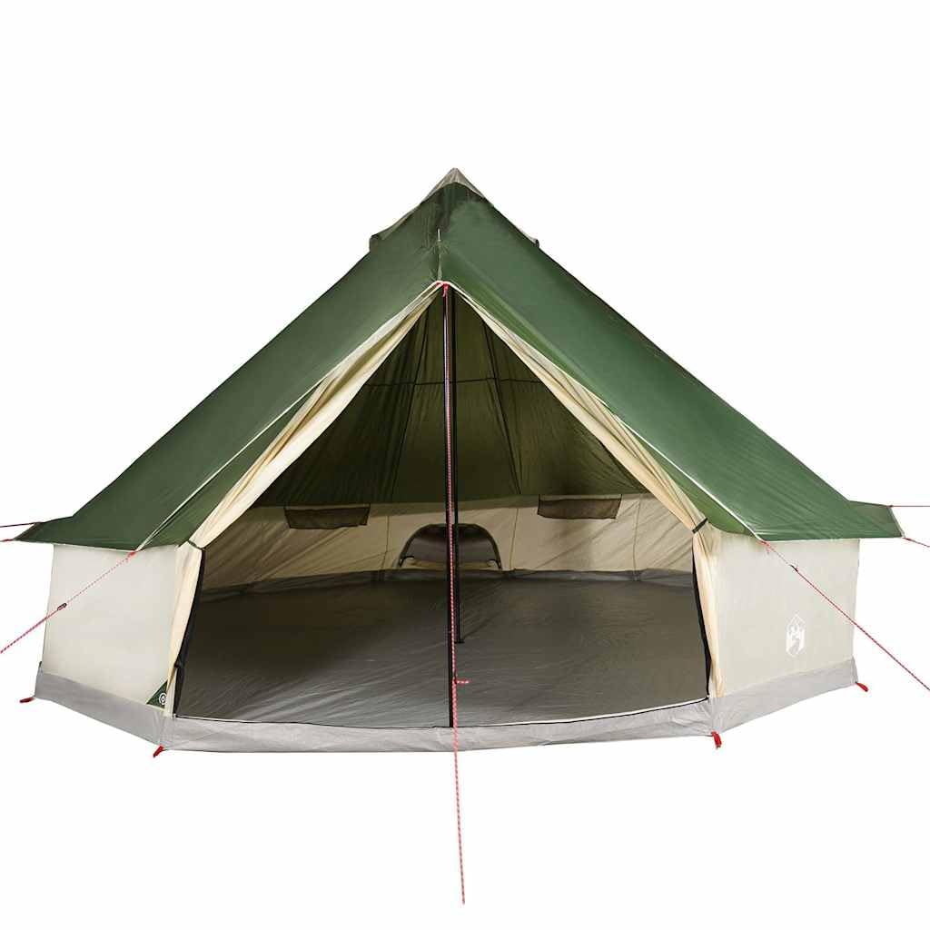 Générique Tente familiale tipi 12 Personnes Vert imperméable,Équipements Sportifs, Loisirs de Plein air, Camping et randonnée, Tentes, Vert (Poids 14.05KG)