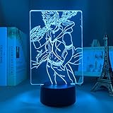 ALINZO Kingdom Hearts Game 3D Night Light for Boy 16 Colors Girls Room Decor Illusion LED LAMP USB Game Sora Figure Suitable Kids Fans Christmas Gifts