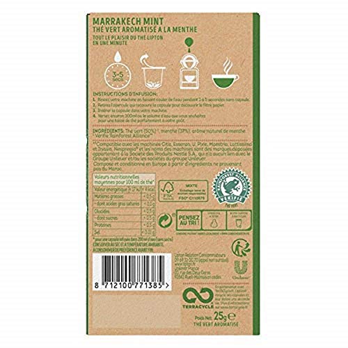 Capsule Nespresso Compatible Thé Lipton Marrakech 10 capsules - vue 6