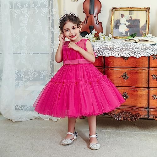 Baby Girls Dress Toddler Party Dress Cute Church Baptism Birthday Party Formal Dress4