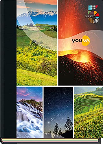 Navneet Youva | Case Bound | 5 Subject Book | 18.5×24.7 cm | Single Line | 400 Pages | Pack of 1, multicolor