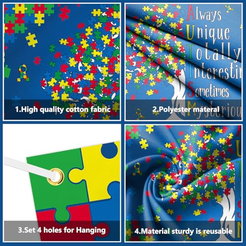 Decoración de pared de concienciación sobre el autismo para crear espacios inclusivos con fotos 3