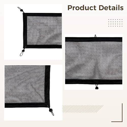 Red organizadora de cables bajo escritorio, kit de gestión de cables negro con malla flexible, 68 x 25.5 cm, extra grande para organización de cables en escritorio miniatura 2