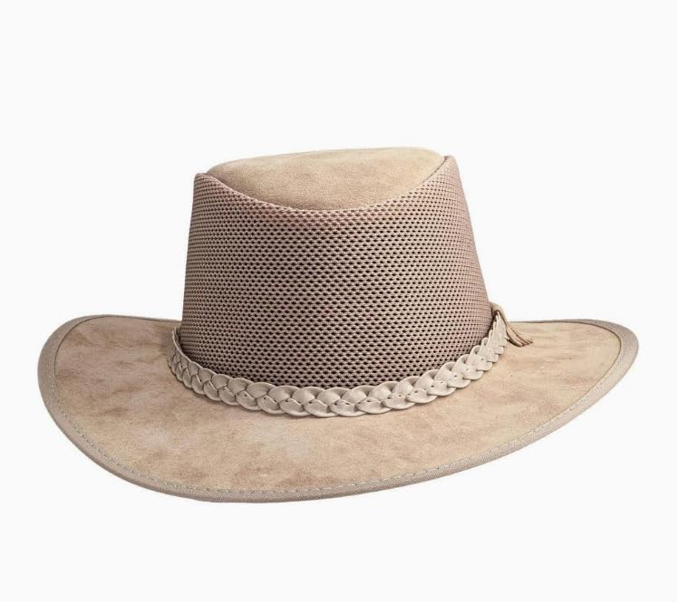Gorra American Hat Makers Breeze Leather & Mesh Sun Hat miniatura 4