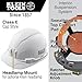 Klein Tools Hard Hat, Non-Vented Cap Style, Padded, Self-Wicking Odor-Resistant Sweatband, Tested up to 20kV