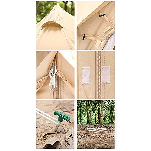 Carpa Familiar Campamento GagalU Tipo Yurt con Hueco para Estufa miniatura 7